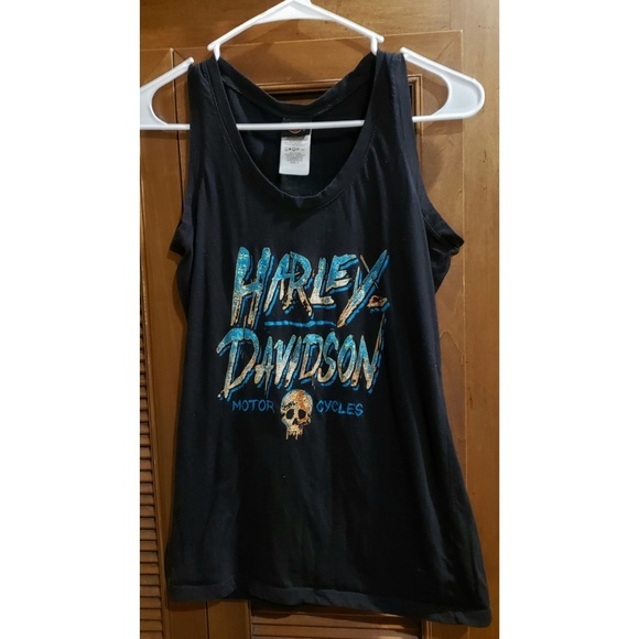 Harley-Davidson skull tank top - Picture 2 of 3